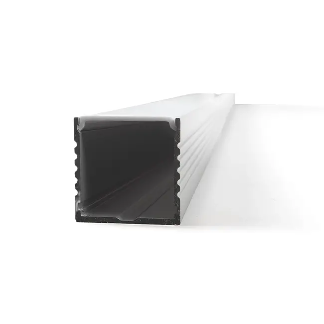 PURPL Profilé LED 1,5 m - Aluminium noir - Format 3535 - Pour bande LED - Idéal intérieur design