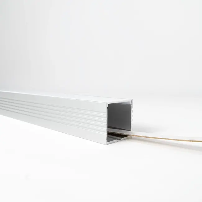 PURPL Profilé LED 1,5 m - Aluminium noir - Format 3535 - Pour bande LED - Idéal intérieur design