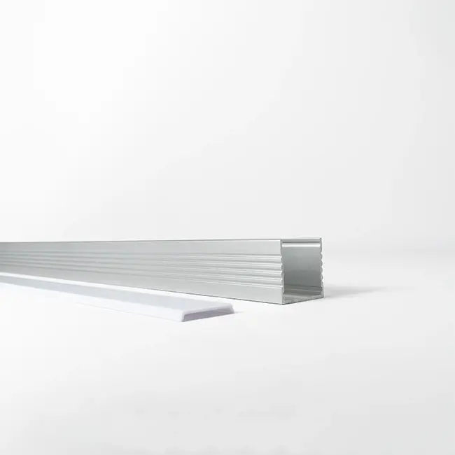 PURPL Profilé LED 1,5 m - Aluminium noir - Format 3535 - Pour bande LED - Idéal intérieur design