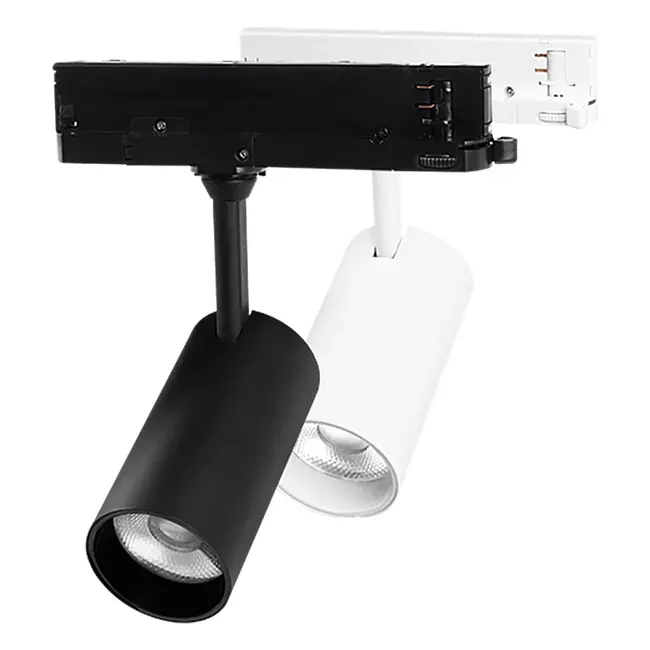 PURPL Spot LED RGB+CCT 30W sur rail triphasé - Noir - Zigbee 3.0 - IP20 - Contrôle intelligent