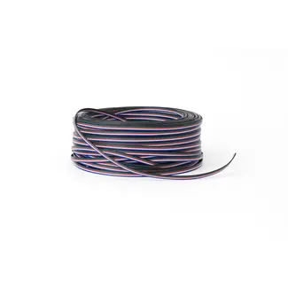PURPL Câble d'extension 5 fils - Pour bandes LED RGBW - 1, 25 ou 50 m
