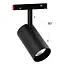 MiBoxer/Mi-Light Spot LED CCT - Pour rail magnétique 48V - Zigbee3.0 + 2.4GHz - 12W - 1100 lm - Dimmable - Noir