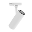 PURPL Spot LED 10W 2700K dimmable sur rail monophasé - Noir - IP20 - Format 50x130 mm