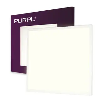 PURPL Panneau LED Retro - éclairé - 60x60 - 4000K - 36W - 3600 lm - 100 lm/W - IP65 - UGR<19