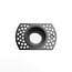 PURPL Spot encastré avec douille GU10 - Rond - Avec perforations circulaires - ø90 mm x 41,5 mm - IP20 - Aluminium noir