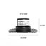 PURPL Spot encastré avec douille GU10 - Rond - Avec perforations circulaires - ø90 mm x 41,5 mm - IP20 - Aluminium noir