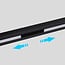 MiBoxer/Mi-Light Barre LED CCT 24W - Pour rail magnétique 48V Standard - Éclairage blanc réglable - Finition noire