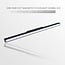 MiBoxer/Mi-Light Barre LED CCT 24W - Pour rail magnétique 48V Standard - Éclairage blanc réglable - Finition noire
