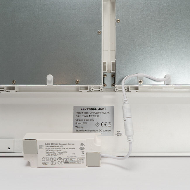 PURPL Panneau LED - 60x60 cm - 36W - 4000K Blanc Neutre - 3960 lm - UGR<16