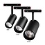 MiBoxer/Mi-Light Spot LED RGB+CCT - Pour rail magnétique 48V - Zigbee3.0 + 2.4GHz - 12W - 1000 lm - Dimmable - Noir