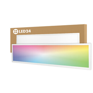 LED24 Panneau LED rétroéclairé - 30x120 - RGB+CCT - Dimmable - 36W - 100 lm/W - UGR<22 - IP40