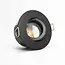PURPL Support Spot LED encastrable - GU10 - ø85mm x H45mm - IP65 - Orientable - Aluminium noir