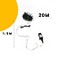 Guirlande lumineuse multicolore LED - 20 m - IP44