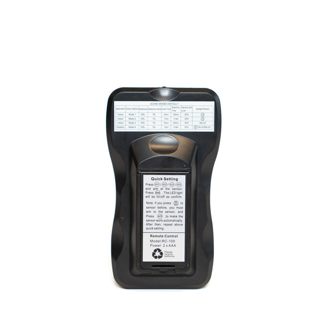 PURPL Télécommande RC-100 - 2,6V - Pour cloches LED - Réglage de luminosité - Portée jusqu'à 15 m