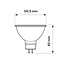Philips Spot LED GU10 Philips CorePro MR16 - 7W - 2700K Blanc Chaud - 621 lm - 88.5 lm/W - 36°