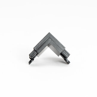 PURPL Connecteur en L - Connexion d'angle 90° - Noir - Adapté au rail Superslim 48V