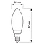 Philips Ampoule LED Philips Master Value Bougie B35 - 4W - 2700K Blanc Chaud - 350 lm - 87.5 lm/W - E14 - Dimmable