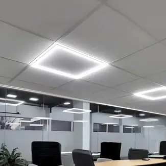 PURPL Cadre LED pour dalle plafond suspendu 30x120 - 32W - CCT - UGR<23