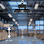 PURPL Cloche LED - 100W - 19 200 lm - 192 lm/W - 4000K Blanc Neutre - 90° - IP65 - IK08 - Dimmable - G5 - Sans scintillement