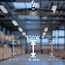 PURPL Cloche LED - 150W - 16 500 lm - 110 lm/W - 4000K Blanc Neutre - 120° - IP65 - IK07 - Sans scintillement
