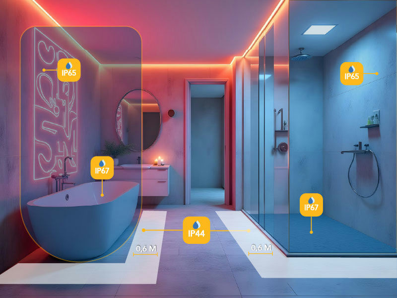 Combien de lumens faut-il pour éclairer une salle de bain ?