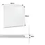 Lumin8 Panneau LED rétroéclairé - 60x60 - RGB+CCT (2800K-6500K) - Dimmable - 36W - 100 lm/W - UGR<22 - IP40 - Sans scintillement - Backlit