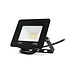 PURPL Projecteur LED - 10W - 1100 lm - 2700K Blanc Chaud - IP66 - IK08 - Noir