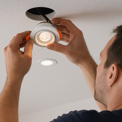 Installation bande LED