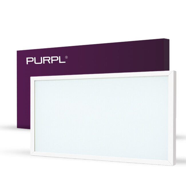 PURPL Panneau LED – 60x120 – 6000K Blanc froid – 50W – 6500 lm – 130 lm/W – UGR<22 – Sans scintillement – Edge-lit