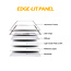 PURPL Panneau LED – 60x120 – 6000K Blanc froid – 50W – 6500 lm – 130 lm/W – UGR<22 – Sans scintillement – Edge-lit