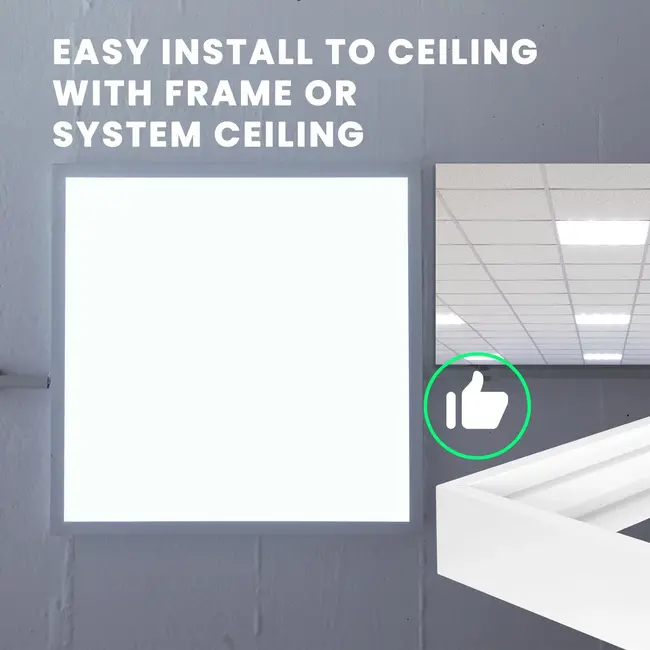 Panneau LED – 30x120 – 4000K Blanc neutre – 30W – 3900 lm – 130 lm/W – UGR<22 – Sans scintillement – Edge-lit