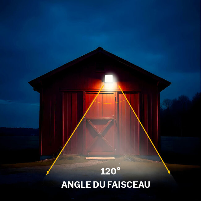 PURPL Projecteur LED - RGB+CCT - 200W - 22000 lm - 2.4 GHz - IP66 - IK08 - Dimmable - FUTT08