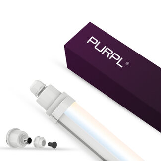 PURPL Réglette LED étanche PRO - 1500 mm - 46W - 3000K - 5500 lm
