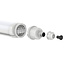 PURPL Réglette LED étanche PRO - 1500 mm - 46W - 3000K Blanc Chaud - 5500 lm - IP65 - IK08