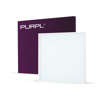 PURPL Panneau LED - 30x30 - 6000K - 20W - 2500 LM - 100 lm/W - UGR<22 - Rétroéclairé PURPL Panneau LED - 30x30 - 6000K - 20W - 2500 LM - 100 lm/W - UGR<22 - Rétroéclairé