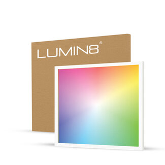 Lumin8 Panneau LED rétroéclairé - 60x60 - RGB+CCT - Dimmable - 36W - 100 lm/W - UGR<22 - IP40