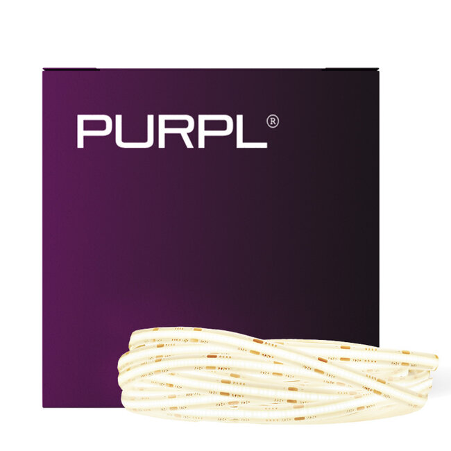 PURPL Bande LED COB - 5 m - 4000K Blanc Neutre - 512 LED/m - 24V - IP20