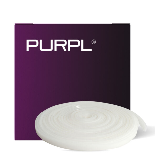 PURPL Diffuseur souple en silicone 12 mm - Transparent - Compatible profilé LED aluminium