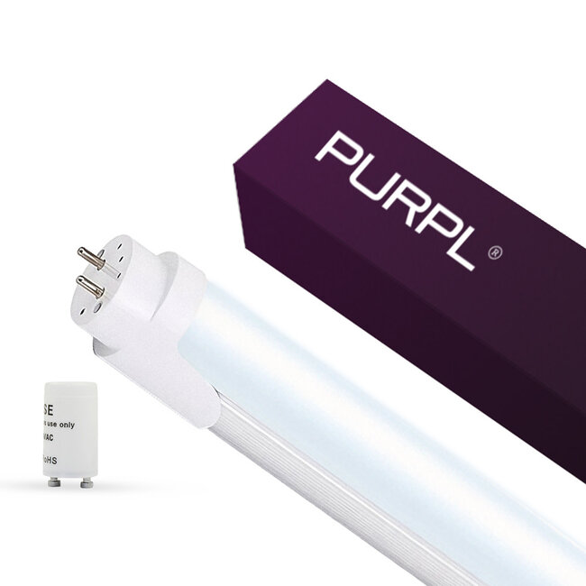 PURPL Tube LED T8 150 cm - 24W - 6000K Blanc Froid