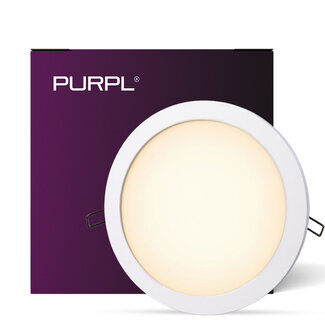 PURPL Spot LED Downlight encastrable | 6W | ø120 mm | 3000K | IP20 | Rond | Blanc