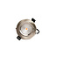 PURPL Spot encastrable LED COB | 5W | Blanc Chaud 2700K | Ø 85 mm | Dimmable | IP40 | Inclinable | Rond | RVS