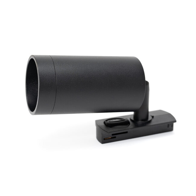 PURPL Spot LED sur rail | Monophasé | Luminaire GU10 | Ø54x100 mm | Noir