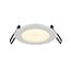 PURPL Spot Downlight LED Encastrable Rond - ø120mm - 3000K Blanc Chaud - 6W - IP40