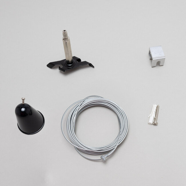 Powergear Kit de suspension Powergear pour rail triphasé - Câble 5 m - Blanc