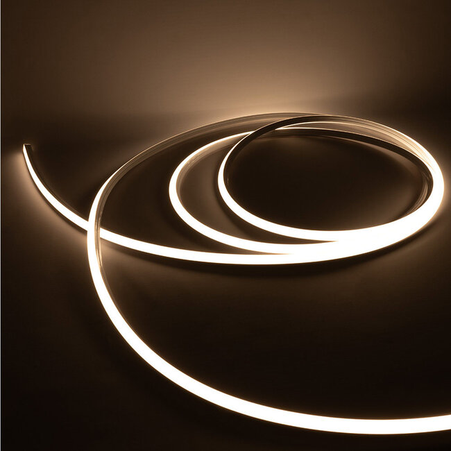 PURPL Bande LED néon | Blanc chaud 3000K | 5 mètres | 140 LED/m | 24V | IP66