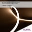 PURPL Bande LED néon | Blanc chaud 3000K | 5 mètres | 140 LED/m | 24V | IP66