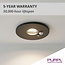 PURPL Spot LED encastrable - 4W/6W - Capteur PIR - 4CCT (2700K/3000K/4000K/6500K) - Ø87 mm - IP20 - Rond - Noir
