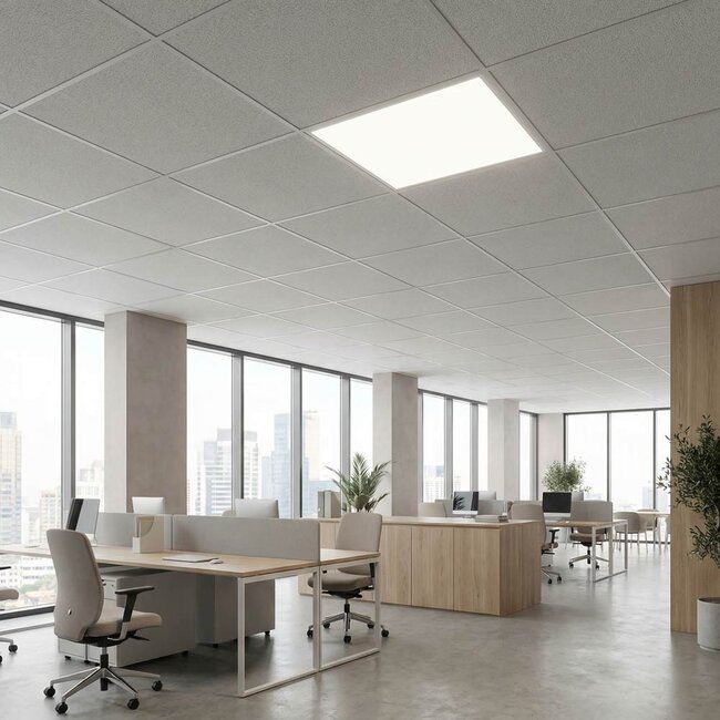 Lumin8 Panneau LED rétroéclairé - 60x60 - 4000K Blanc Neutre - 40W - 4000 lm - 100lm/W - UGR<19 - Backlit