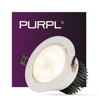 PURPL Spot Downlight LED - ø85 mm - 2700K - 5W - Dimmable - Orientable - Blanc