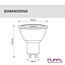 PURPL Spot LED GU10 - 5W - 6000K Blanc Froid